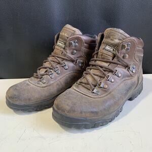 Thom McAn Brown Leather Hiking Trail 84650 DuPoint Thermolite Mens Boot Size 9.5